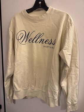 EUC Sporty & Rich WELLNESS sweatshirt // XS